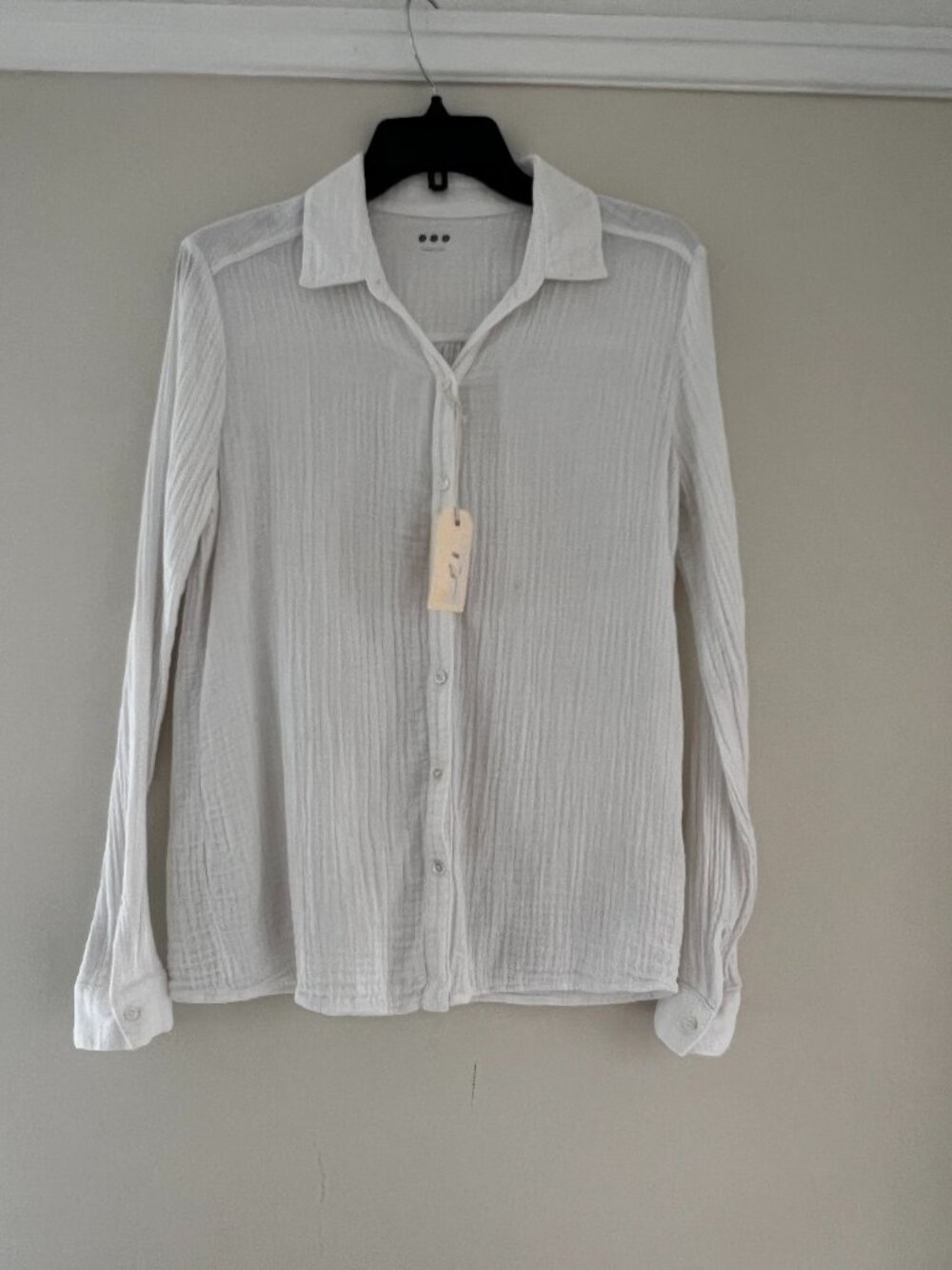 White Blouse Long Sleeve T-shirt